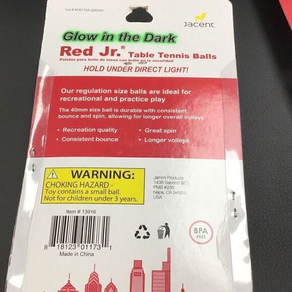 College, fun items, glow-in-the-dark pong balls, and two collapsible flask - Picture 6 of 6